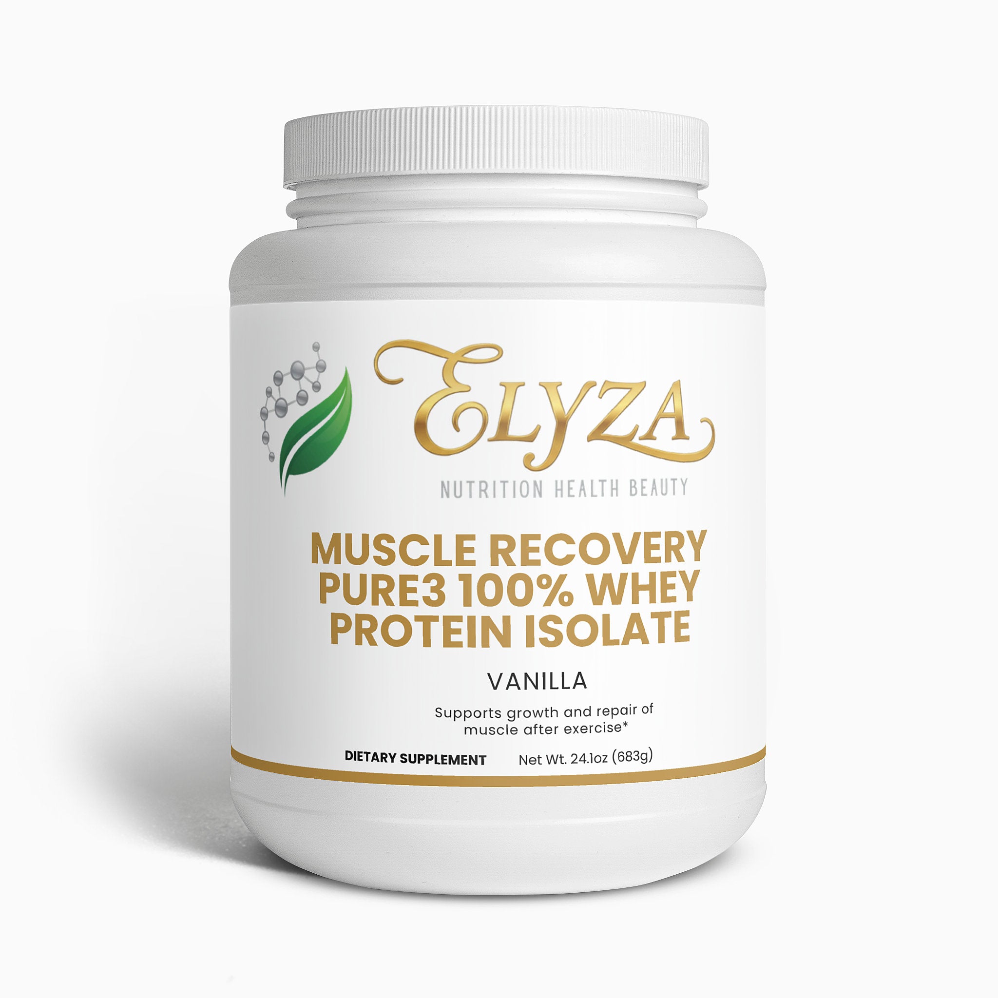 MUSCLE RECOVERY PURE 100% Whey Protein Isolate (Vanilla)