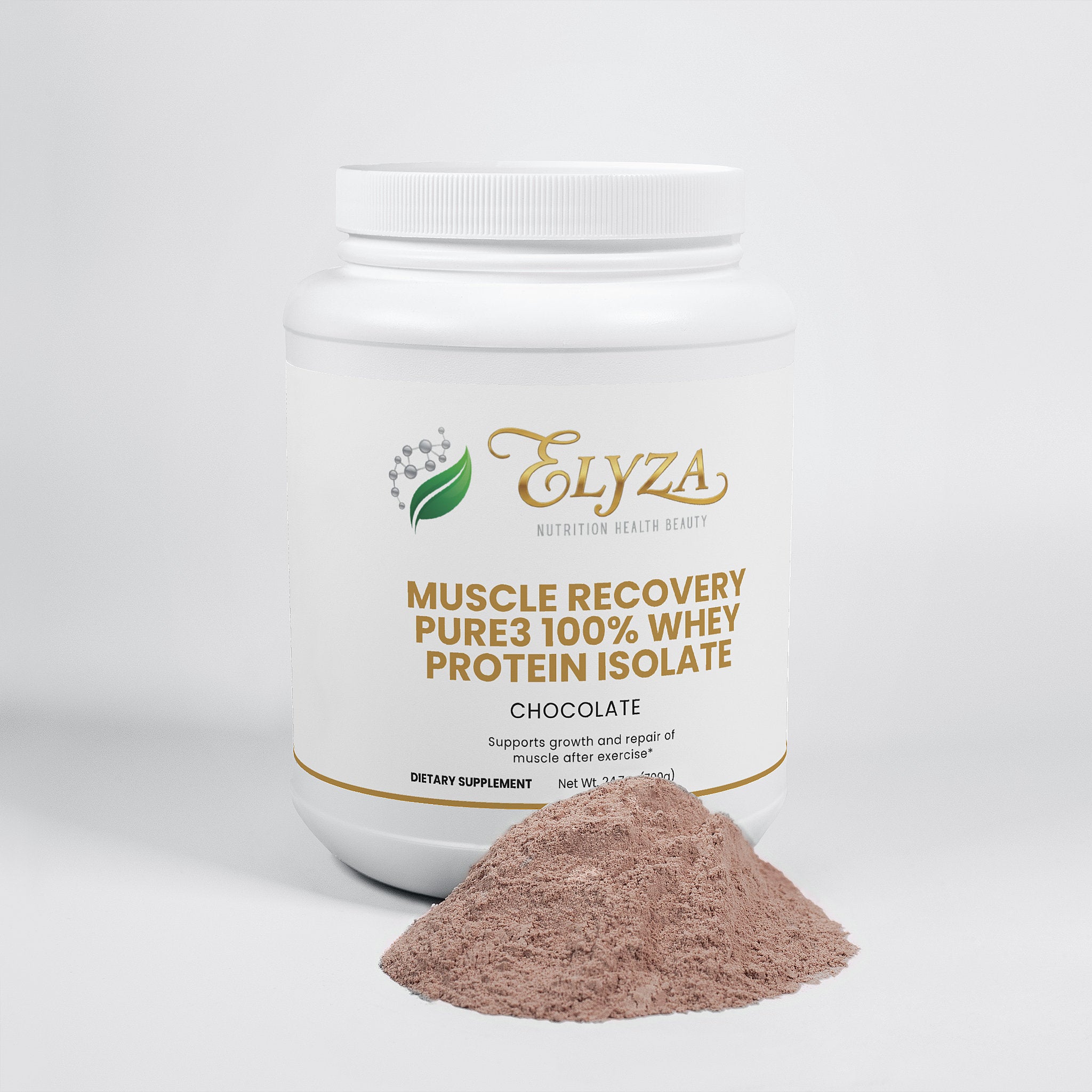 Pure 100% Whey Protein Isolate (Chocolate) MUSCLE RECOVERY