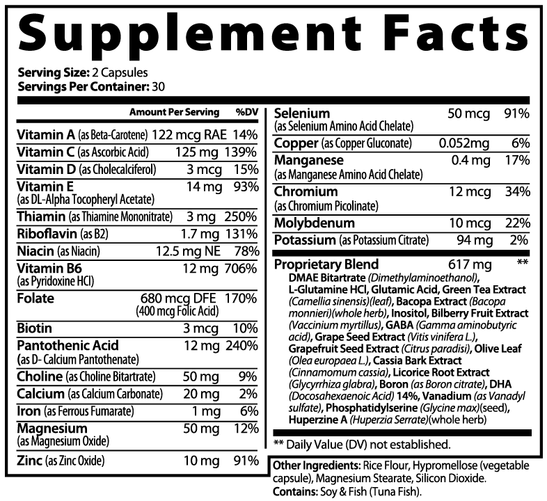 Memory & Focus Formula